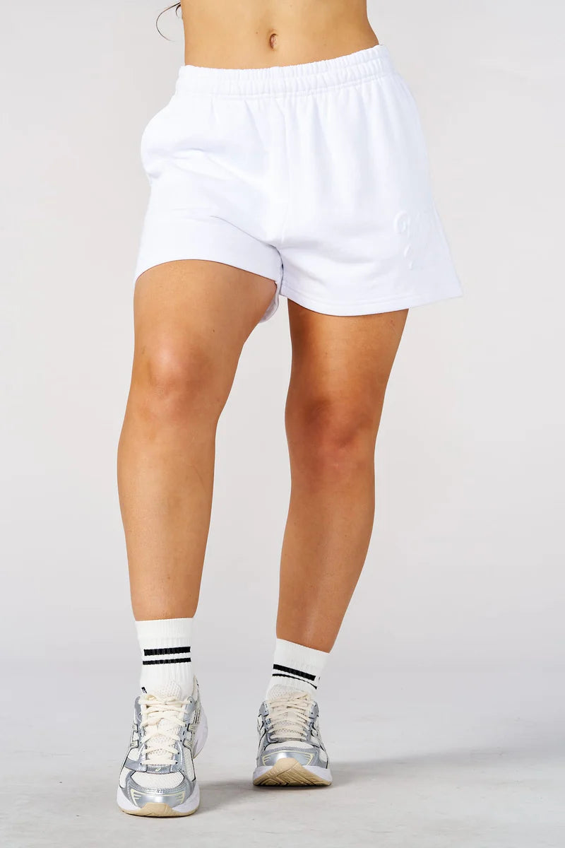 Emblem Embossed Shorts
