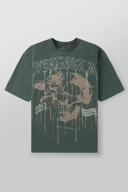Floral Skull Tee