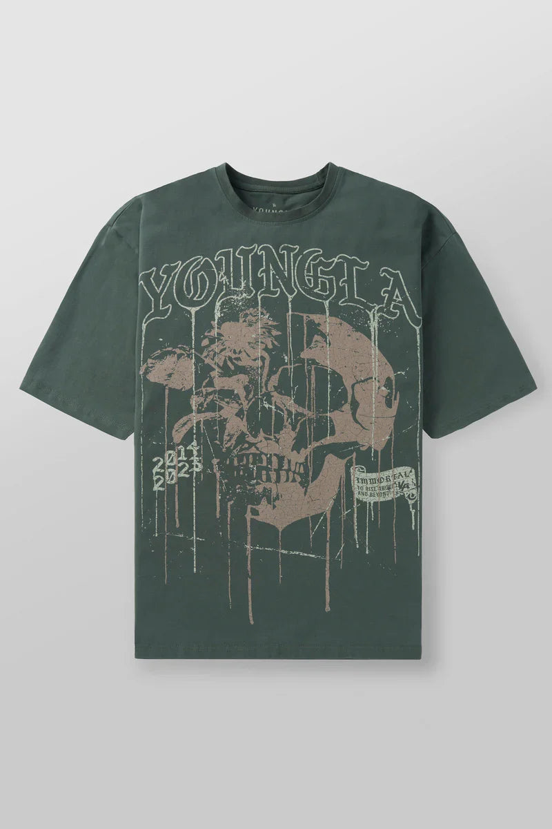 Floral Skull Tee