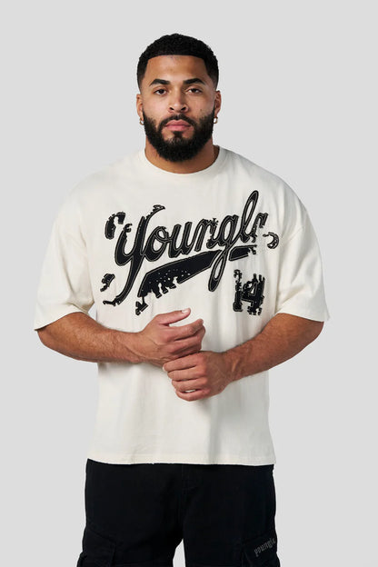 Distressed Script Tees