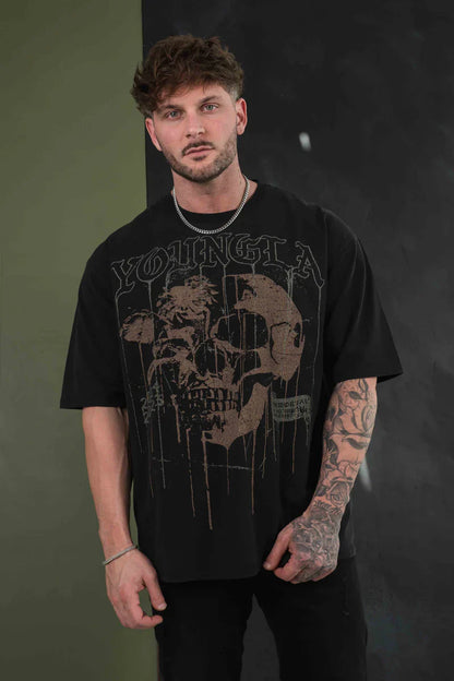 Floral Skull Tee