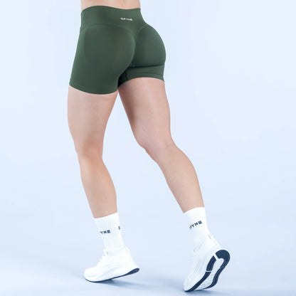 DFYNE Shorts cintura en V