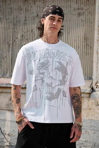 Floral Skull Tee